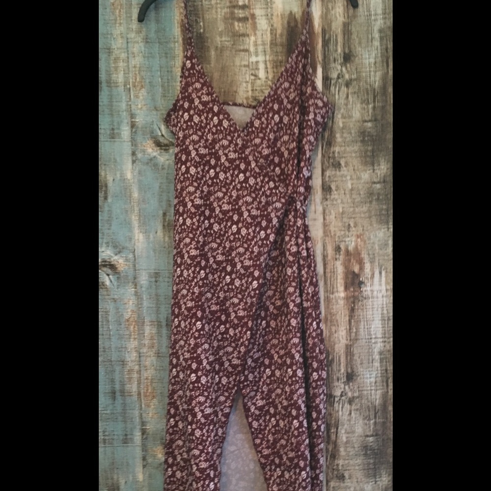 Floral wrap dress